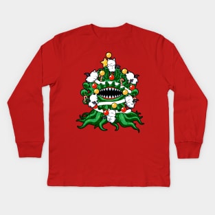 Bad Xmas tree Kids Long Sleeve T-Shirt